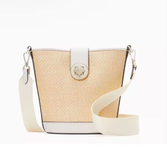 kate spade Handbags - NWT Kate Spade Audrey Mini Bucket Bag W/Crossbody Strap, Color-Parchment…